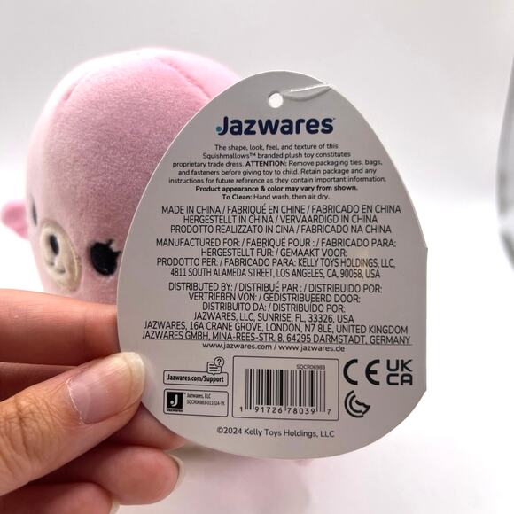 Gladys the Seal Original Squishmallow with fuzzy belly 5" - Picture 5 of 10